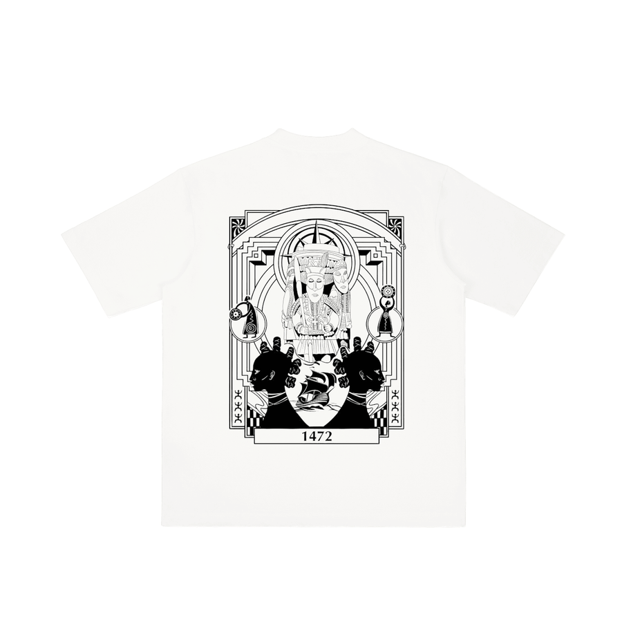 1472 Vintage Wash Drop Shoulder T-shirt by TWO THREE FOUR