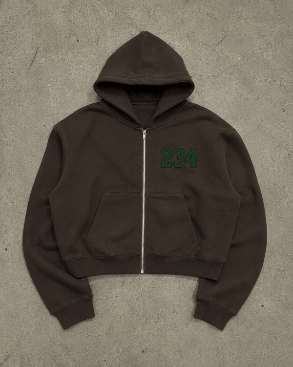 234 Boxy Zip-Up Hoodie - | 234 Collectives