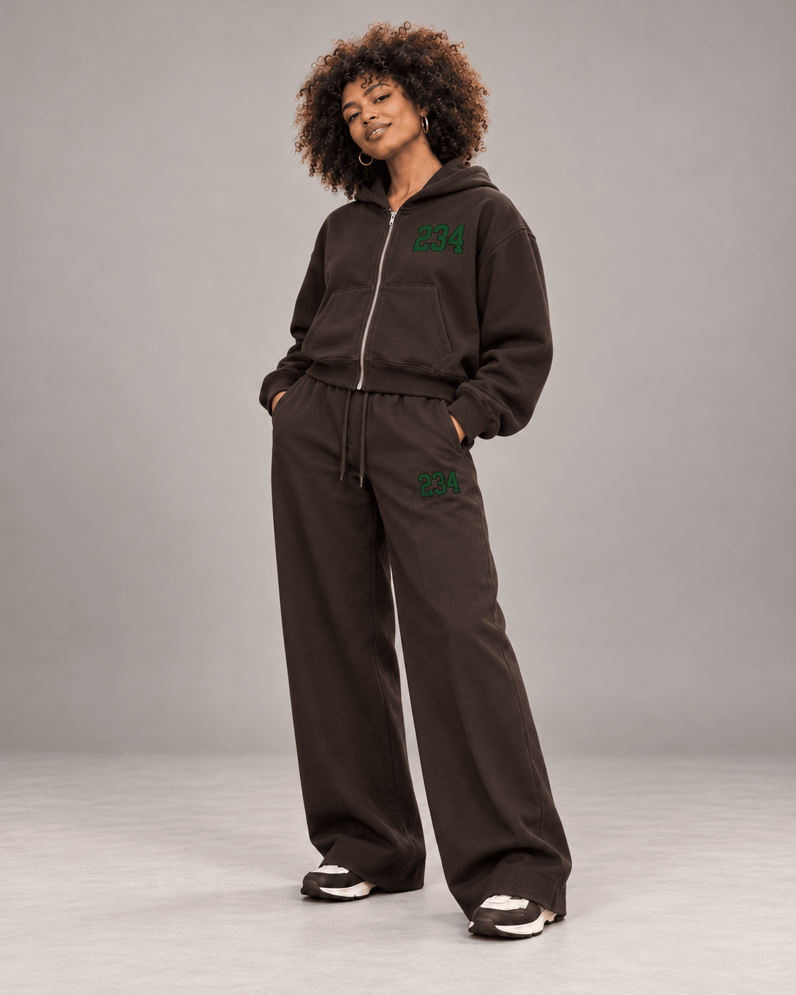234 Boxy Zip-Up Hoodie - | 234 Collectives
