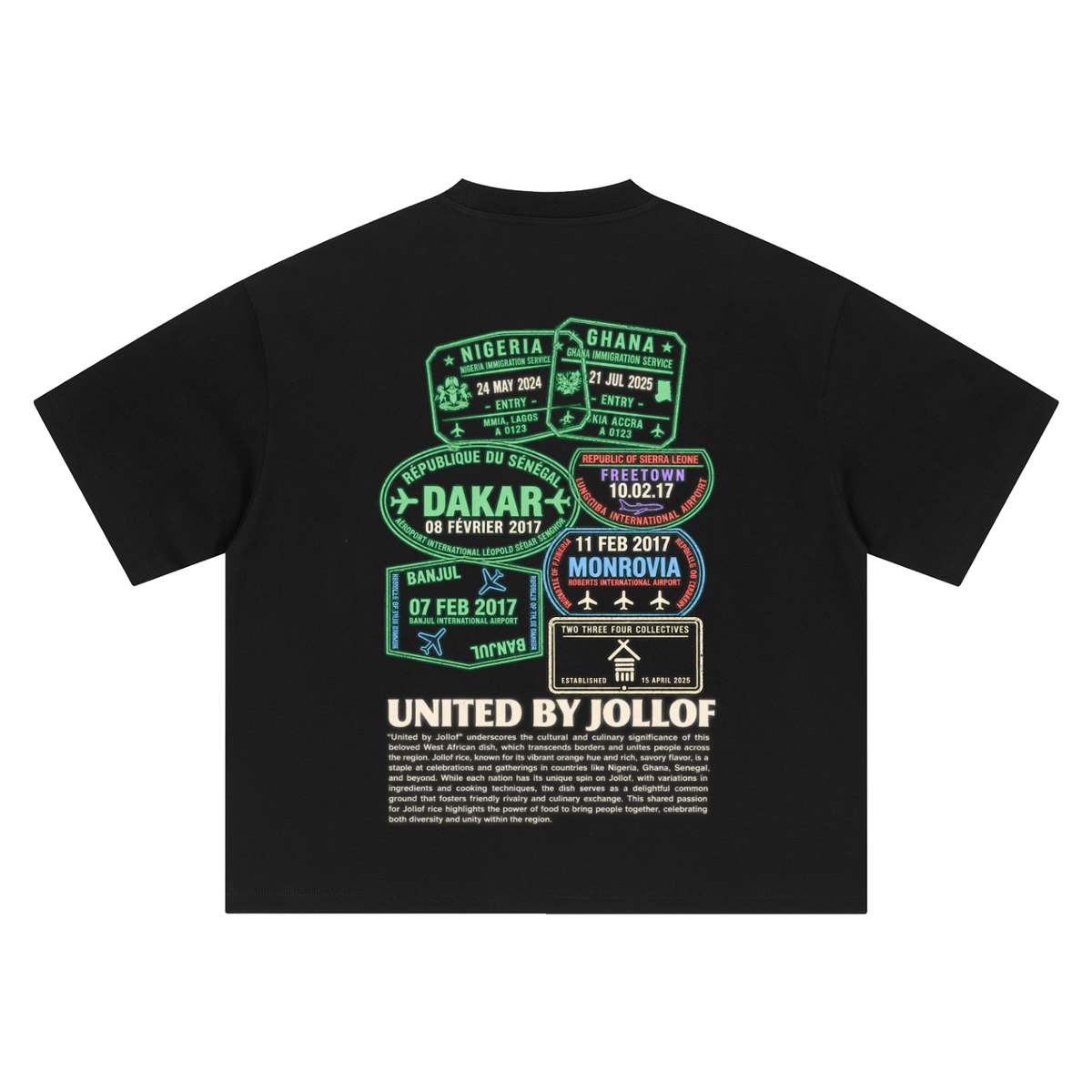 United By Jollof Boxy Oversized T-Shirt