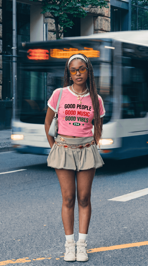 Carnival Raglan Crop T-Shirt - | 234 Collectives