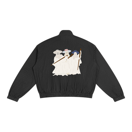 Lagos Eyo Masquerade Unisex Striped Full-Zip Track Jacket - | 234 Collectives